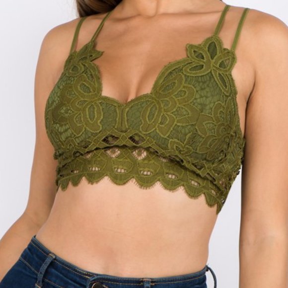 Anemone Other - 💐LAST ONE 💐New Plus Crochet Lace Bralette